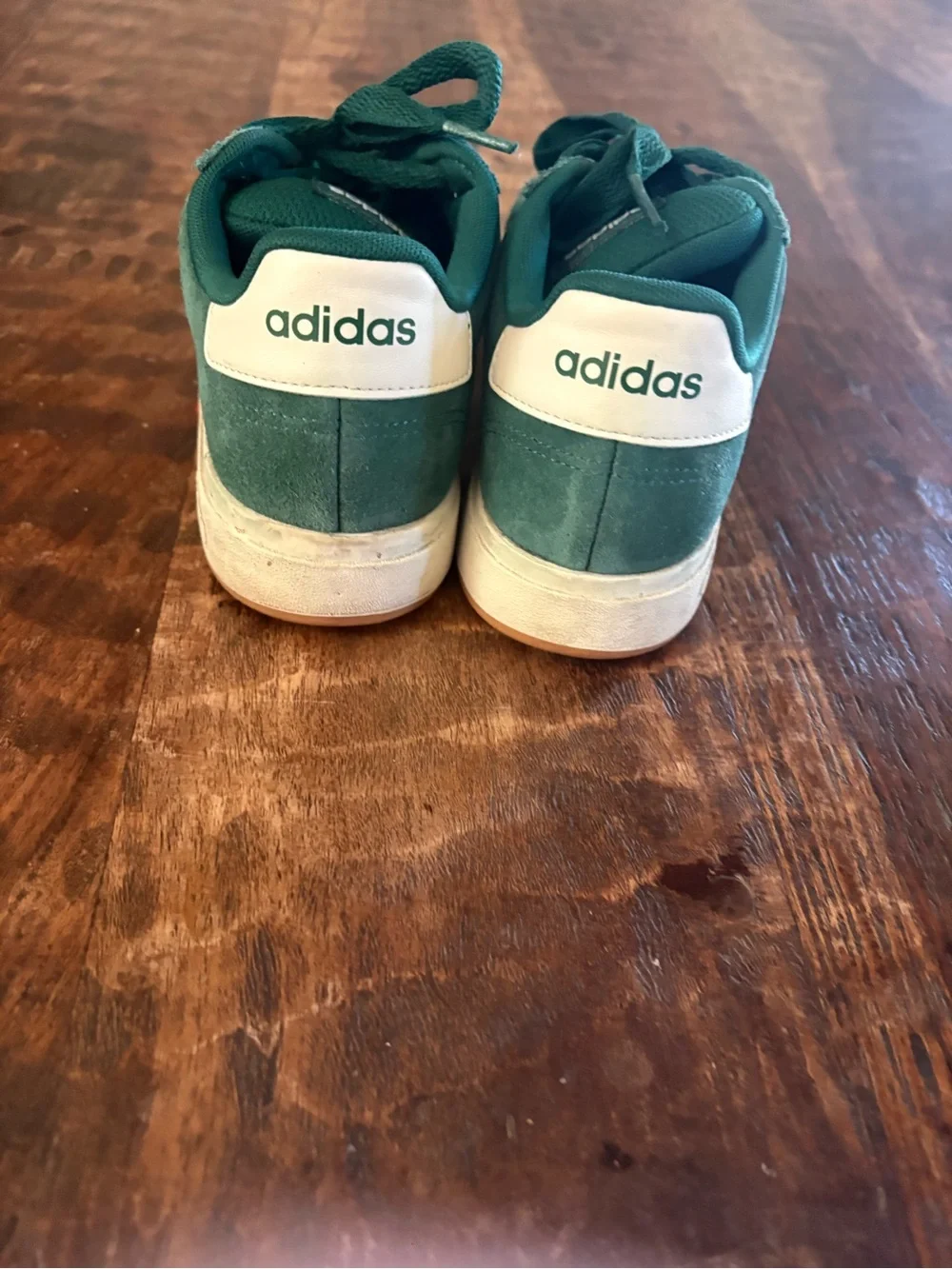 adidas Kids Campus Sneaker in Teal and White
